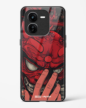 Oni Mask [BREATHE] Glass Case Phone Cover (Vivo)