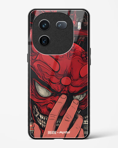 Oni Mask [BREATHE] Glass Case Phone Cover (Vivo)