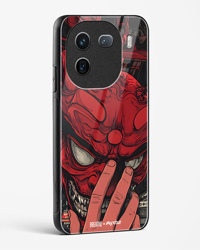 Oni Mask [BREATHE] Glass Case Phone Cover (Vivo)