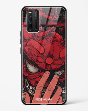 Oni Mask [BREATHE] Glass Case Phone Cover (Vivo)