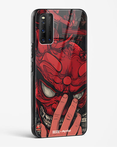 Oni Mask [BREATHE] Glass Case Phone Cover (Vivo)