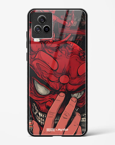 Oni Mask [BREATHE] Glass Case Phone Cover (Vivo)