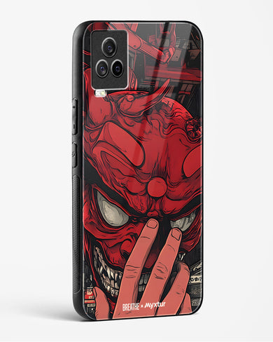 Oni Mask [BREATHE] Glass Case Phone Cover (Vivo)