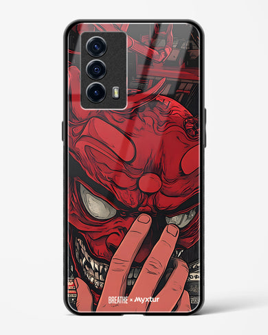 Oni Mask [BREATHE] Glass Case Phone Cover (Vivo)