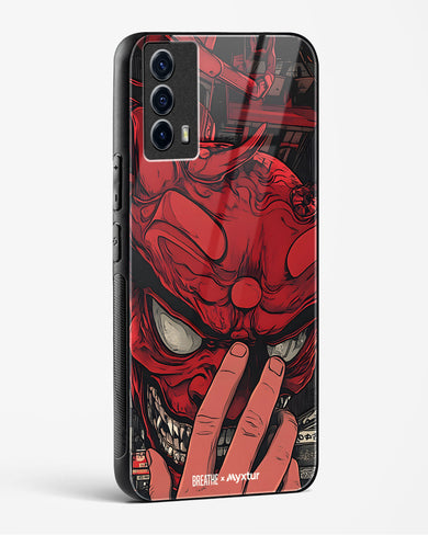 Oni Mask [BREATHE] Glass Case Phone Cover (Vivo)