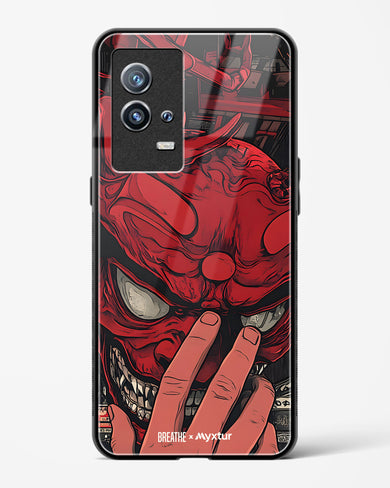 Oni Mask [BREATHE] Glass Case Phone Cover (Vivo)