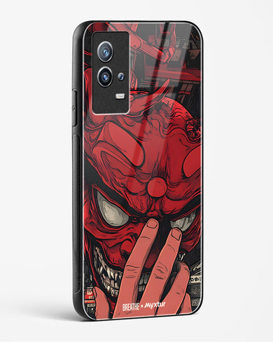 Oni Mask [BREATHE] Glass Case Phone Cover (Vivo)