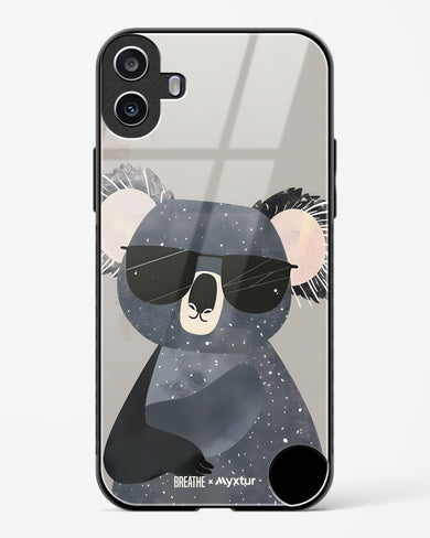 Over Koalified [BREATHE] Glass Case Phone Cover (Nothing)