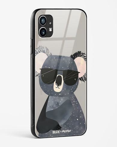 Over Koalified [BREATHE] Glass Case Phone Cover (Nothing)