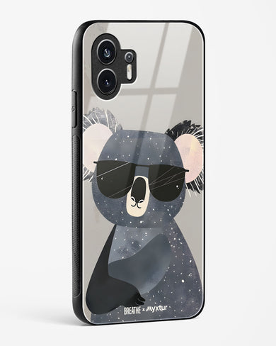 Over Koalified [BREATHE] Glass Case Phone Cover (Nothing)