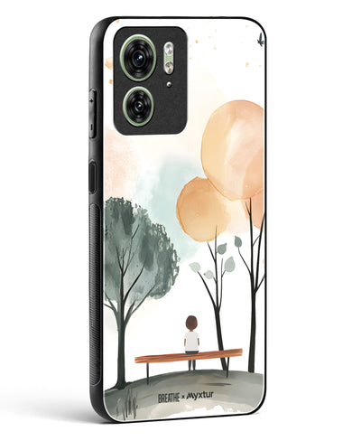 Quiet Grove [BREATHE] Glass Case Phone Cover (Motorola)