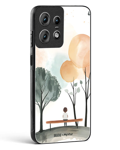 Quiet Grove [BREATHE] Glass Case Phone Cover (Motorola)