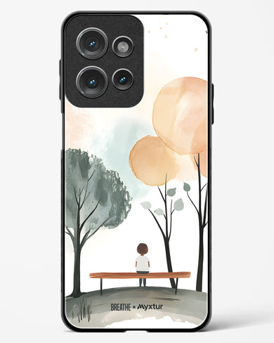 Quiet Grove [BREATHE] Glass Case Phone Cover (Motorola)