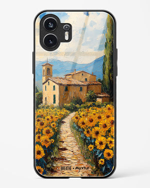 Sunflower Vale [BREATHE] Glass Case Phone Cover (Nothing)