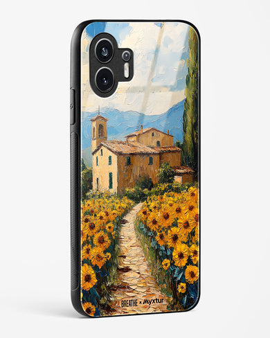 Sunflower Vale [BREATHE] Glass Case Phone Cover (Nothing)