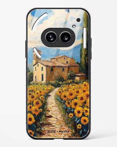Sunflower Vale [BREATHE] Glass Case Phone Cover (Nothing)
