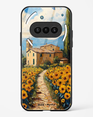 Sunflower Vale [BREATHE] Glass Case Phone Cover (Nothing)