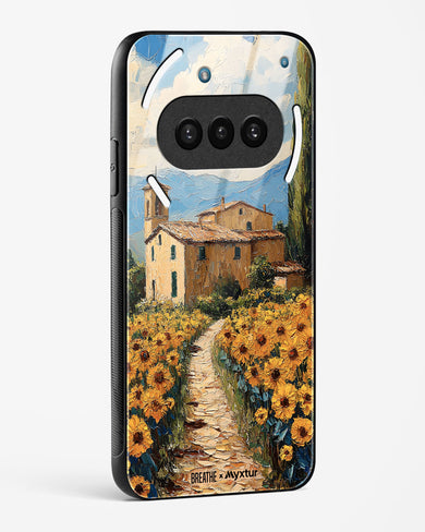 Sunflower Vale [BREATHE] Glass Case Phone Cover (Nothing)
