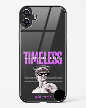 Timeless Aesthetics [BREATHE] Glass Case Phone Cover (Nothing)