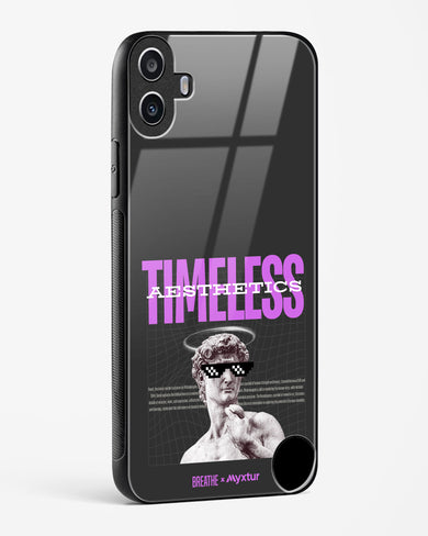 Timeless Aesthetics [BREATHE] Glass Case Phone Cover (Nothing)