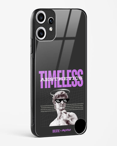 Timeless Aesthetics [BREATHE] Glass Case Phone Cover (Nothing)
