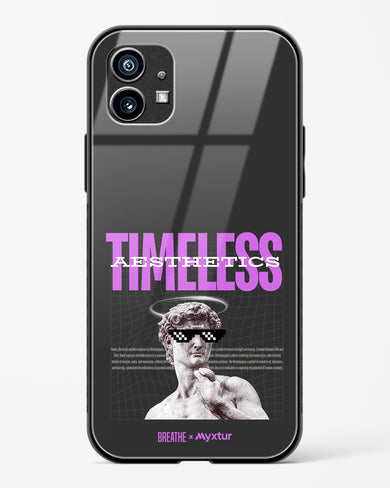 Timeless Aesthetics [BREATHE] Glass Case Phone Cover (Nothing)