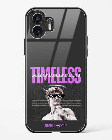 Timeless Aesthetics [BREATHE] Glass Case Phone Cover (Nothing)