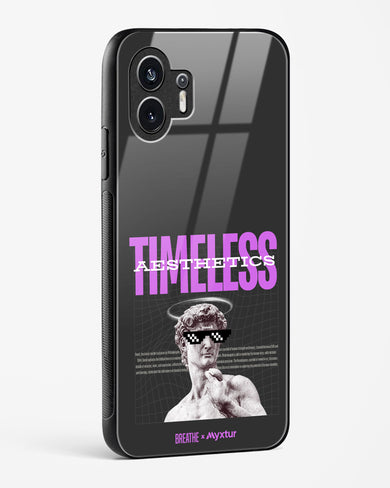 Timeless Aesthetics [BREATHE] Glass Case Phone Cover (Nothing)