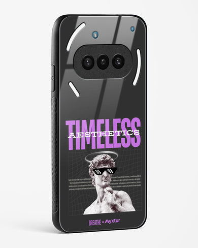 Timeless Aesthetics [BREATHE] Glass Case Phone Cover (Nothing)