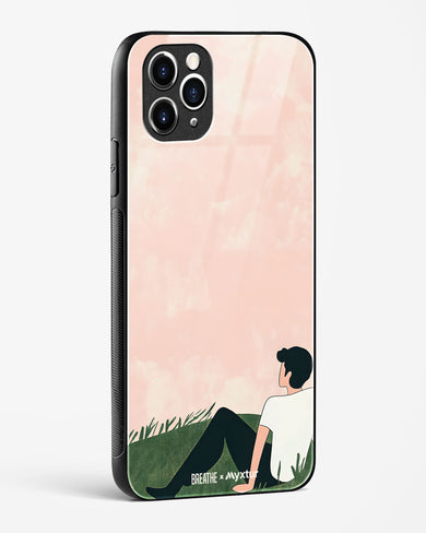 Whispering Grass [BREATHE] Glass Case Phone Cover (Apple)