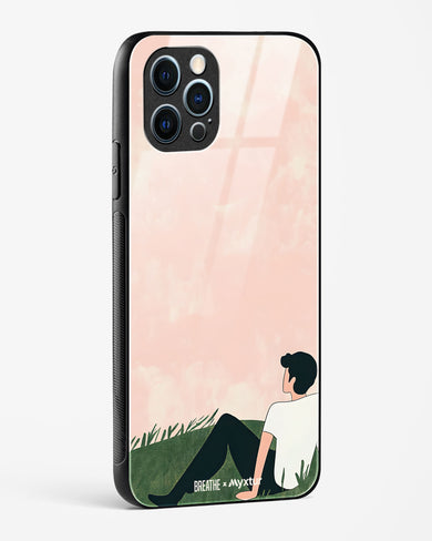 Whispering Grass [BREATHE] Glass Case Phone Cover (Apple)