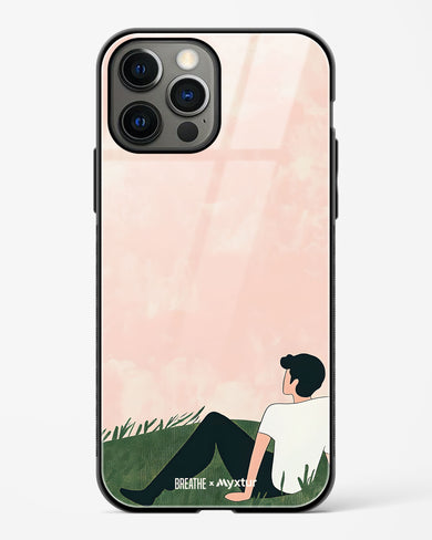 Whispering Grass [BREATHE] Glass Case Phone Cover (Apple)