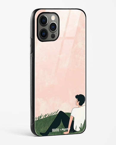 Whispering Grass [BREATHE] Glass Case Phone Cover (Apple)