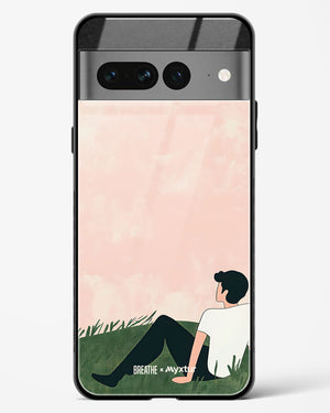 Whispering Grass [BREATHE] Glass Case Phone Cover (Google)