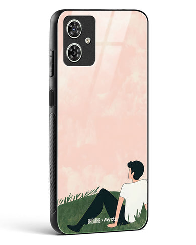 Whispering Grass [BREATHE] Glass Case Phone Cover (Motorola)