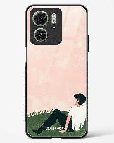 Whispering Grass [BREATHE] Glass Case Phone Cover (Motorola)