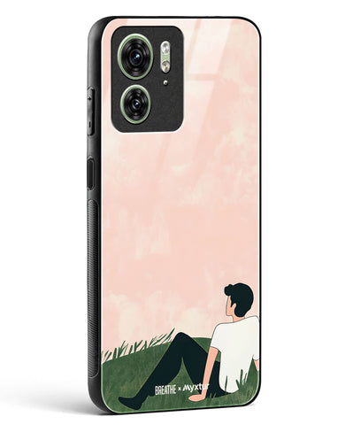 Whispering Grass [BREATHE] Glass Case Phone Cover (Motorola)