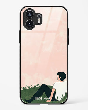 Whispering Grass [BREATHE] Glass Case Phone Cover (Nothing)