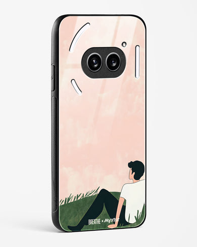 Whispering Grass [BREATHE] Glass Case Phone Cover (Nothing)