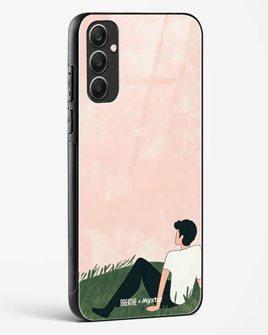Whispering Grass [BREATHE] Glass Case Phone Cover (Samsung)