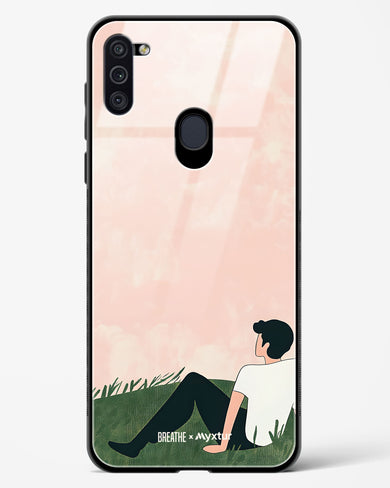 Whispering Grass [BREATHE] Glass Case Phone Cover (Samsung)