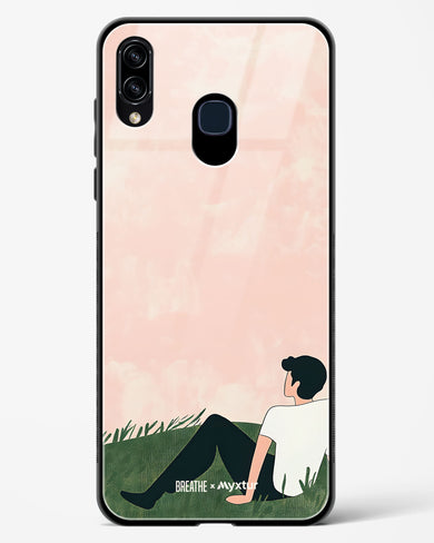 Whispering Grass [BREATHE] Glass Case Phone Cover (Samsung)