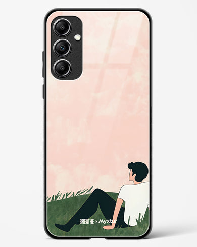 Whispering Grass [BREATHE] Glass Case Phone Cover (Samsung)