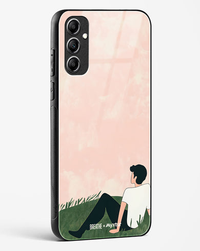 Whispering Grass [BREATHE] Glass Case Phone Cover (Samsung)