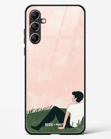 Whispering Grass [BREATHE] Glass Case Phone Cover (Samsung)