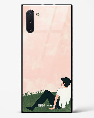 Whispering Grass [BREATHE] Glass Case Phone Cover (Samsung)