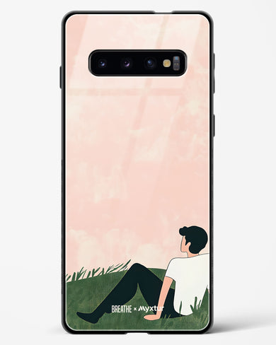 Whispering Grass [BREATHE] Glass Case Phone Cover (Samsung)