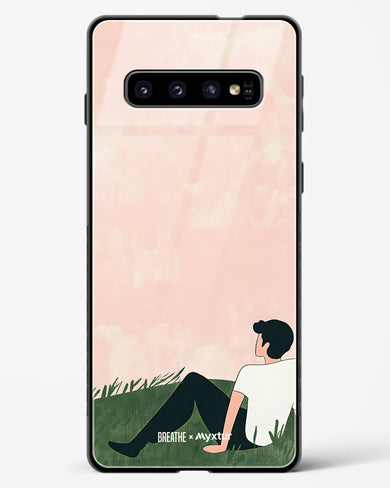 Whispering Grass [BREATHE] Glass Case Phone Cover (Samsung)