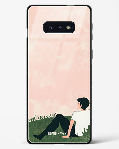 Whispering Grass [BREATHE] Glass Case Phone Cover (Samsung)