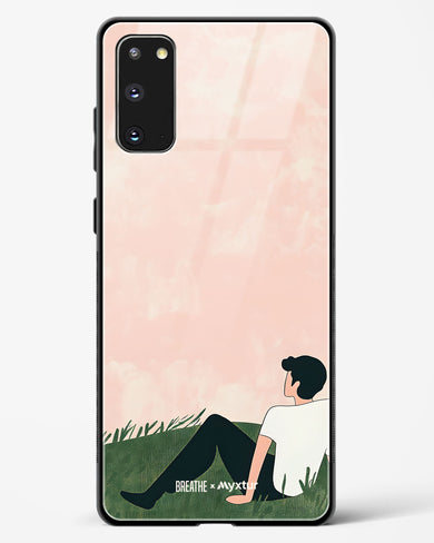 Whispering Grass [BREATHE] Glass Case Phone Cover (Samsung)